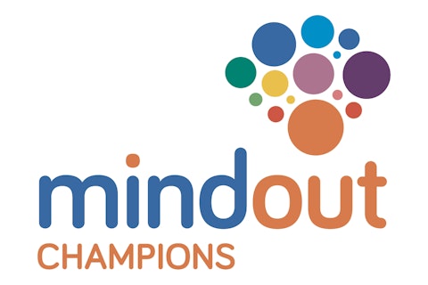 This is the mind out logo